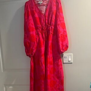 Kate Spade Red and Pink Dress